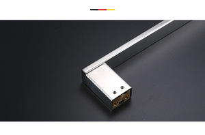 HONGDEC Portasciugamani da Parete Moderno per Bagno d'Hotel in <span class=keywords><strong>Acciaio</strong></span> Inox 304 <span class=keywords><strong>Cromato</strong></span> Ecologico - Product Image 3