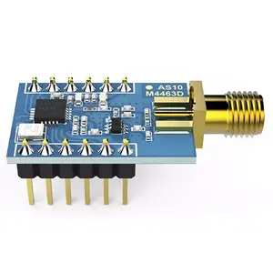 Si4463 915mhz AS10-M4463D-915 transmissor rf e receptor, módulo sem fio de alta qualidade, contador de frequência 915mhz 100mw