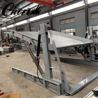 Ascenseur hydraulique vertical de stationnement de voiture de double niveau de stockage de basculement de poteau du garage 2 de maison de plafond bas