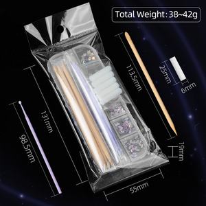 Meilleures ventes DIY Strass dentaire à fond plat couleurs assorties Outils de nail art et bijoux Kit de gemmes dentaires transfrontalier Ponceuse dentaire - Product Image 4