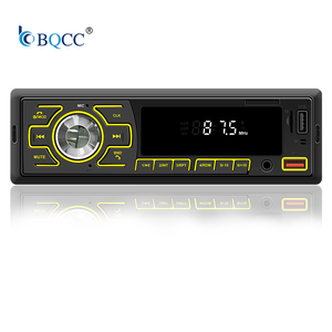 BQCC Autoradio Universel 1 Din 12V <span class=keywords><strong>Transmetteur</strong></span> <span class=keywords><strong>FM</strong></span> <span class=keywords><strong>Bluetooth</strong></span> avec Contrôle APP, Protection d'Alimentation, Lecteur MP3 Amplificateur Audio FLAC pour Véhicules VW - Product Image 1