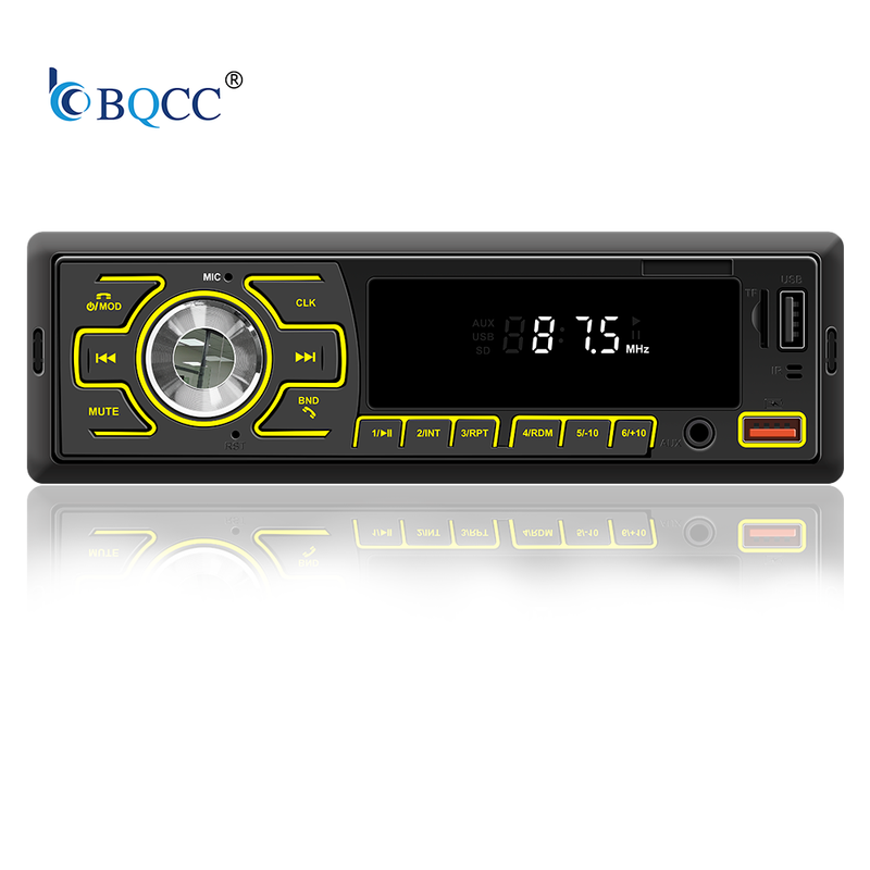 BQCC 1din Universal 12V Car Radio