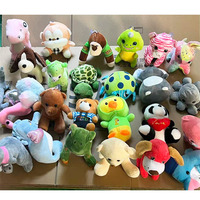 Peluche anti-stress réaliste en forme de chat bouclé, série Little Animal, personnalisable ODM, technique lavée