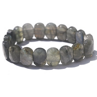 Nouveau Bracelet Élastique Unisexe Fait Main en Pierres Naturelles (Howlite, Œil de Tigre, Turquoise) avec Perles Ovales Ajustables – Vente en Gros, Tendance et Classique, Livraison Rapide