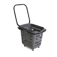 Panier de courses en plastique réutilisable, écologique, durable et de haute qualité avec poignées réglables