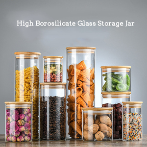 ขวดแก้วใสเก็บอาหาร ขนาด 2400 มล. ทำจากแก้วบอโรซิลิเกต เกรดสำหรับอาหาร ปิดผนึกได้ <span class=keywords><strong>ใช้</strong></span>จัดเก็บในครัว ชา <span class=keywords><strong>กาแฟ</strong></span> เมล็ดกาแฟ ขวดเปล่าสำหรับจัดระเบียบ รับผลิตแบบ OEM - Product Image 2