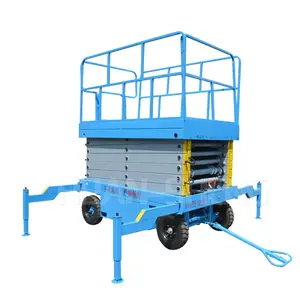 4m 6m 7.8m 8m 12m Auto Mobile Hydraulic Trailer Scissor Lift Table Platform For Sale