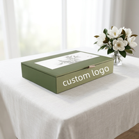 Boîte cadeau magnétique en forme de livre avec logo personnalisé, boîte d'emballage de luxe en carton rigide