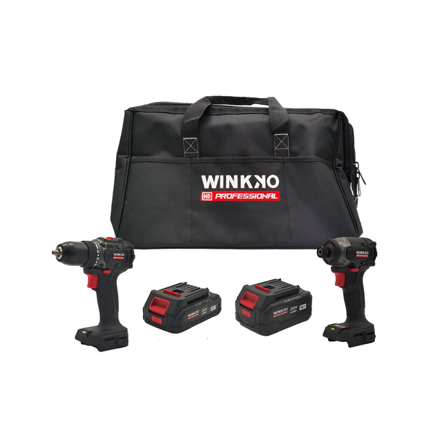 High Quality 13mm 18V 20V Combo Power Tool Set Li-ion Lithium Battery Cordless Screwdriver Drill with DC Brushless Motor