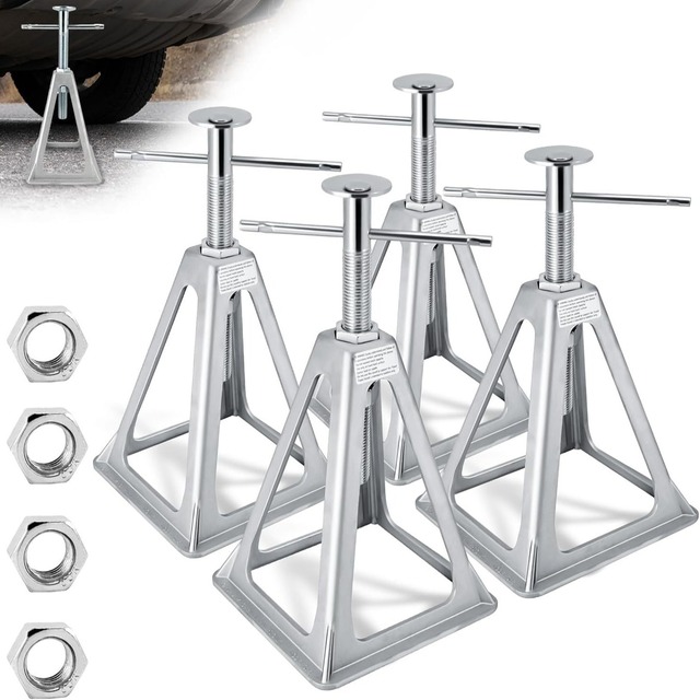 Aluminum Alloy Car Jack Bracket 278.4mm Manual Lifting For RV Campervan Travel Use