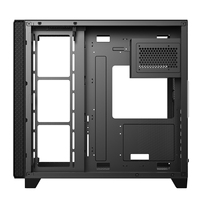 Boîtier PC de jeu avec panneau latéral en verre trempé, design OEM ODM ultra performant de Ruix Aerospace, avec affichage du logo RVB