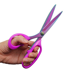 Titanium Plated Tailor <b>Scissors</b> Rose Color Stainless Steel Embroidery <b>Scissors</b> For Fabric <b>Sewing</b> And Ribbon Cutting - Product Image 2