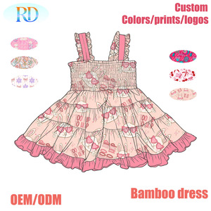 Robe d'été sans manches personnalisée de haute qualité pour filles, motif coloré en bambou, collection 2026 - Product Image 6