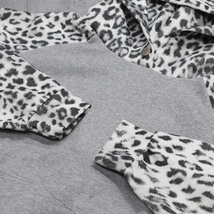 Manufacturer Custom Men's High Quality <b>Hoodie</b> Streetwear Vintage Heavyweight <b>Leopard</b> PrintOversized Zip up Blank <b>Hoodie</b> for Men - Product Image 4