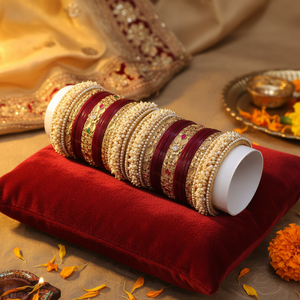 PADMAWATI BANGLES PRIVATE LIMITED Luxury Tungsten Gold Plated High Quality Women's Multi Color Indian Traditional Bridal Gift - Product Image 3