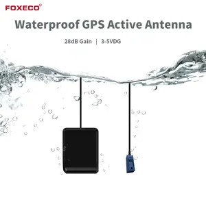 FOXECO Vehicle Waterproof Car Antenna Active GPS Anetnna Navigation High Speed Fakra Connector GPS Antenna