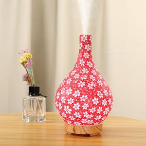 Recién llegado, humidificador de flores pequeñas rojas de boca plana de siete colores, instalación creativa ecológica para el hogar de mesa - Product Image 4