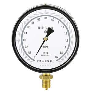 เกจวัดความดันความแม่นยำสูง ยี่ห้อเซี่ยงไฮ้ เทียนชวน รุ่น YB-150A B 0.4 0.25 เกรด  แบบอนาล็อก ผลิตจากเหล็กกล้าคาร์บอน สำหรับวัดความดันของแก๊ส ของเหลว และสุญญากาศ - Product Image 3