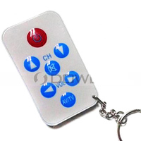 Mini Control Remoto de Llavero para TV, DVD, STB, Reproductor de Audio y Video, Todo en Uno, Universal, Ultrafino, Controles Remotos IR