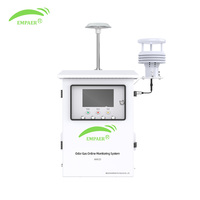 Sistema de Monitoreo en Línea de Gases y Olores OU H2S NH3 TVOC, Detector de Olores por Succión de Bomba, Estación de Monitoreo con Energía Solar