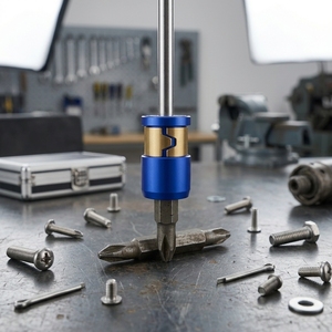 Anneau magnétique pour tournevis, outil de magnétisation, anneau magnétique universel de 1/4 pouce pour embouts de vis et outils électriques - Product Image 6