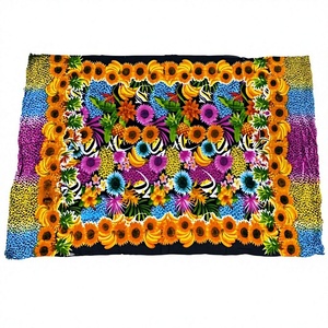 Sarong de Rayón 100% con Estampado Floral, Origen Indonesia, Calidad Premium, Pareo de Playa Bali, Ropa de las Islas del Asia Pacífica - Product Image 1