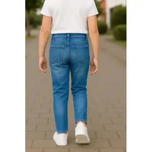 Jeans Adrenaline Girls, lavaggio medio, vestibilità dritta, vita alta, elasticizzati, blu, taglia 51973 - Product Image 3