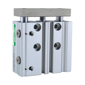 กระบอกสูบลมแบบสามแกน ขนาดกะทัดรัด ยี่ห้อ Airtac รุ่น TCM6/10/12/16/20*10*20*50*100S พร้อมซีลกันรั่ว - Product Image 1