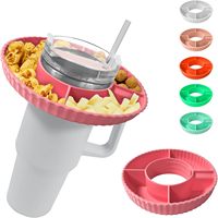 Gobelet Stanley de 40 oz avec plateau à collation amovible - Ensemble gobelet isotherme et bol à collation, voyage, randonnée, travail, compatible lave-vaisselle