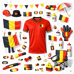 Recuerdos de Eventos de Fútbol, Set de Recuerdos para Fanáticos, Parche, Botón, Calcomanía, Bandera para Organizadores de Torneos y Clubes de Fans - Product Image 3