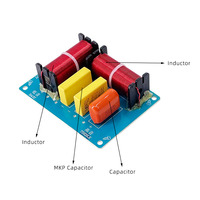 Diviseur de fréquence passif HiFi 180W pour aigus et basses, réseau de crossover audio 2 voies pour enceintes 8 pouces WEAH 228