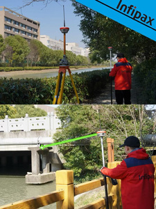 เครื่องมือสำรวจ infipax L30อัลตร้าเลเซอร์ RTK GPS GNSS Trimble RTK ฐานโดรนและด้วย Android ตัวควบคุมสนาม L30 infipax - Product Image 3