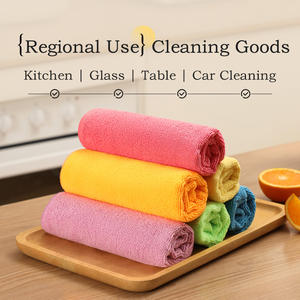 Chiffon carré en microfibre à séchage rapide, multi-usages pour cuisine et véhicule, 230 g/m², réutilisable, léger, doux, absorbant, sans peluches, sans bords - Product Image 2