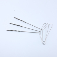 Brosse de nettoyage spirale en fil d'acier torsadé de qualité industrielle FUYI, cylindrique, facile à saisir, pour le nettoyage des tuyaux, fournie par l'usine