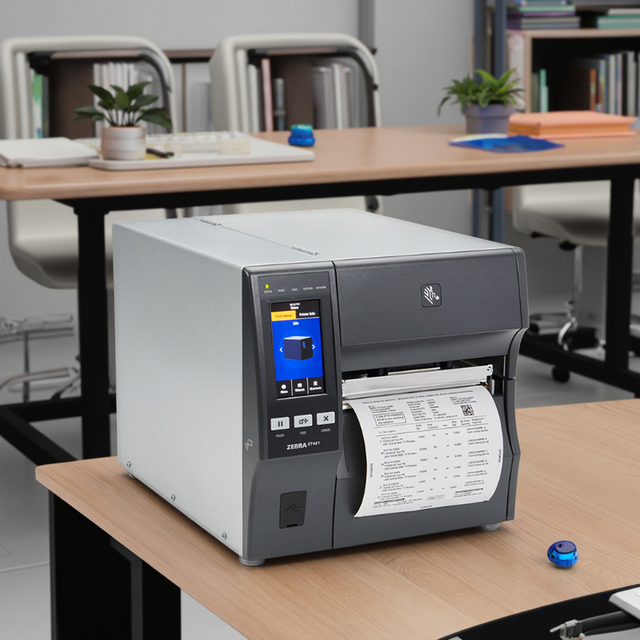 Zebra Original ZT411-3 Thermal Label Barcode Printer 300dpi Industrial Thermal Transfer Label Printer