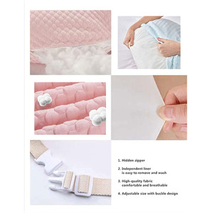 <span class=keywords><strong>Almohada</strong></span> multifuncional <span class=keywords><strong>de</strong></span> 100% algodón <span class=keywords><strong>para</strong></span> bebés, cojín <span class=keywords><strong>de</strong></span> lactancia <span class=keywords><strong>para</strong></span> recién nacidos, color rosa y azul, respetuoso con el medio ambiente - Product Image 5