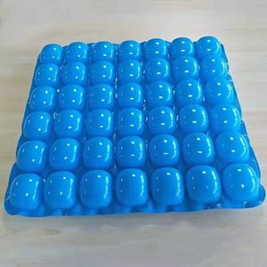 <b>Inflatable</b> <b>Seat</b> <b>Cushion</b> Square 3cm Thick Blue PVC Chair Pad For Office Car Wheelchair Use - Product Image 1