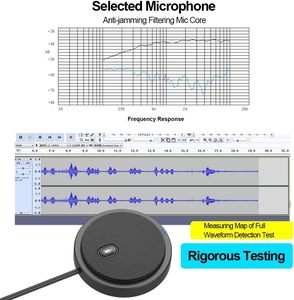 AI <strong>Automatic</strong> Clinic Medical Consultation Note Recording Mic USB Wired Omnidirectional Desktop Condenser Meeting Mike Microphone - Product Image 6