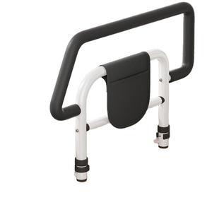 Hot Sale Dual-Bar Adjustable Metal <b>Bed</b> Assist Rail Seniors Safety <b>Pad</b> Guard Adults Elderly Home Rehabilitation Therapy Supplies - Product Image 2
