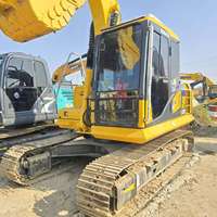 Excavatrice sur chenilles hydraulique Komatsu PC130 d'occasion, 13 tonnes, fabriquée au Japon en 2024, chargeuse-pelleteuse, excavatrice de chantier, Komatsu 130
