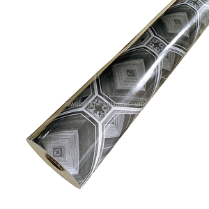 <span class=keywords><strong>Rouleau</strong></span> de revêtement de sol <span class=keywords><strong>en</strong></span> PVC éponge linoléum à motif quadrillé noir et blanc - Product Image 6