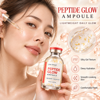 Sérum Ampoule Éclat Multi-Peptides Marque Blanche Acide Hyaluronique Panthénol Céramide Produits Coréens de Soin Réparateur pour la Peau