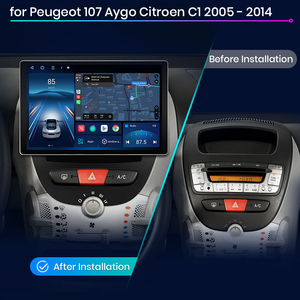Junsun-Reproductor de DVD para coche X7 2K con pantalla HD, Radio multimedia para Peugeot 107, <span class=keywords><strong>Toyota</strong></span> <span class=keywords><strong>Aygo</strong></span>, Citroen C1 2005 - Product Image 2