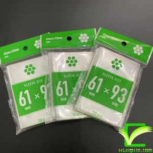 Protège-cartes de jeu de collection Yugioh Magic Penny Sleeves, ultra transparents, ajustement parfait, 66 <span class=keywords><strong>x</strong></span> 91 mm, pour cartes de sport et de baseball - Product Image 2