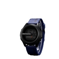 Montre de sport numérique de style tactique, bracelet en caoutchouc multicolore, date, alarme, design durable pour les aventures extrêmes en plein air, pour hommes