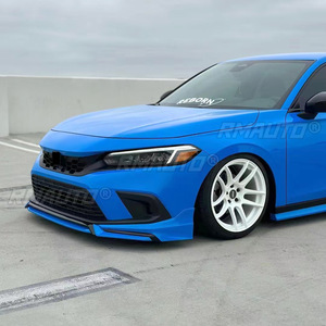 Spoiler de pare-chocs avant Civic noir mat style YOFER pour Honda Civic 11e génération 2022-2023 Accessoires de voiture - Product Image 2