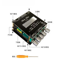 Module amplificateur audio Bluetooth 2.1 canaux ZK-TB22P TPA3116 avec potentiomètre pour modules électroniques externes