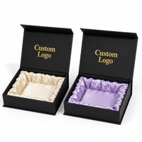 Boîte magnétique réutilisable personnalisée pour perruques féminines avec insert en satin – Vente en gros, fabricant OEM/ODM