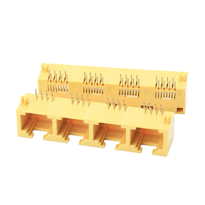 Conector de Red RJ45 1*4 8P8C Directo de Fábrica, Conector Ethernet, Montaje en Panel, Blindado, Cat6, Estable, de Bronce Fosforoso - Product Image 6
