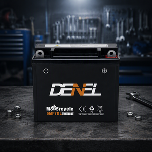 Batterie de démarrage pour moto 12V 7Ah 6MF7DL <span class=keywords><strong>YTX7</strong></span> 12N7 compatible, sans entretien, au plomb-acide - Product Image 6